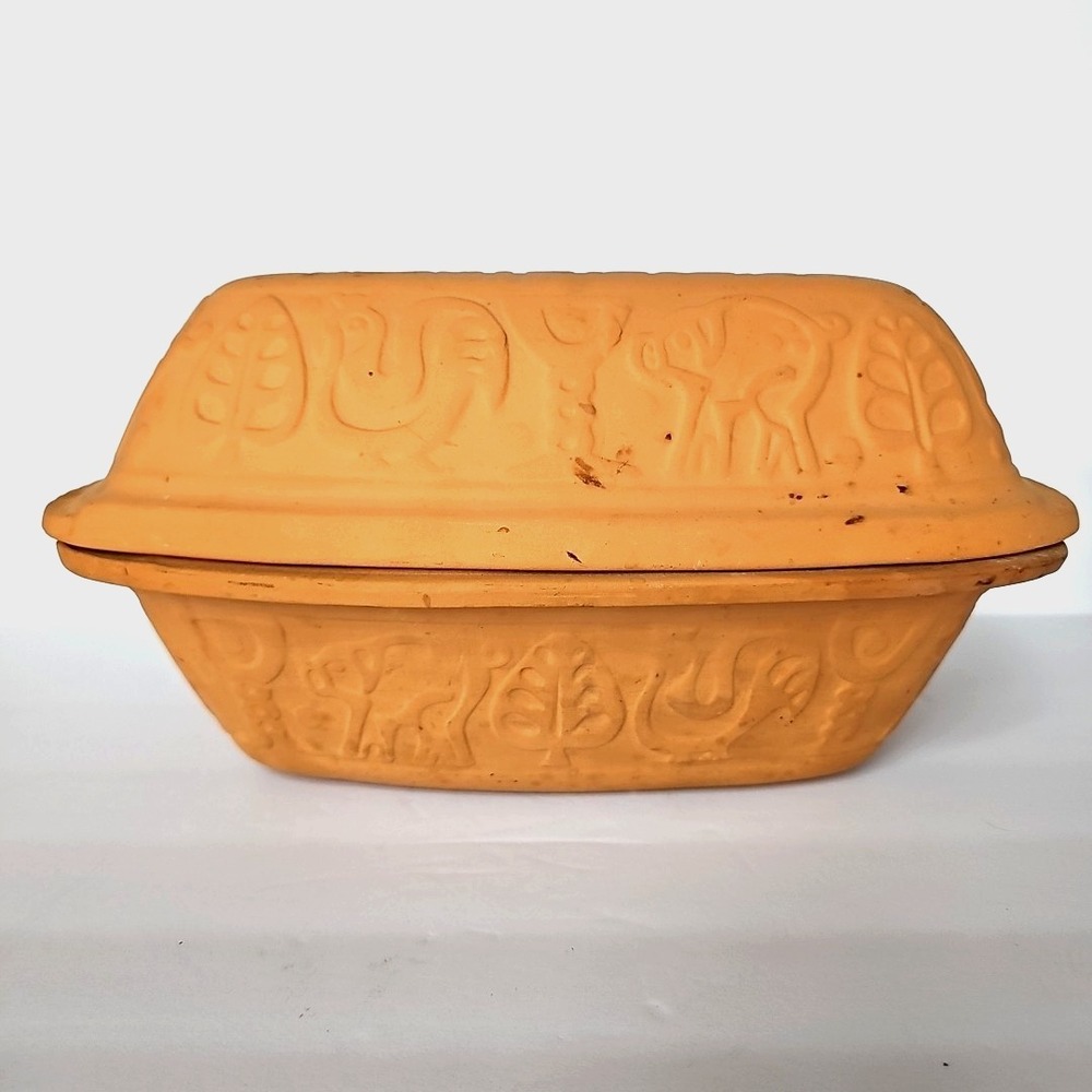 Romertopf Clay Unglazed Baker Terracotta Covered Cooker With Lid #113 - 1828